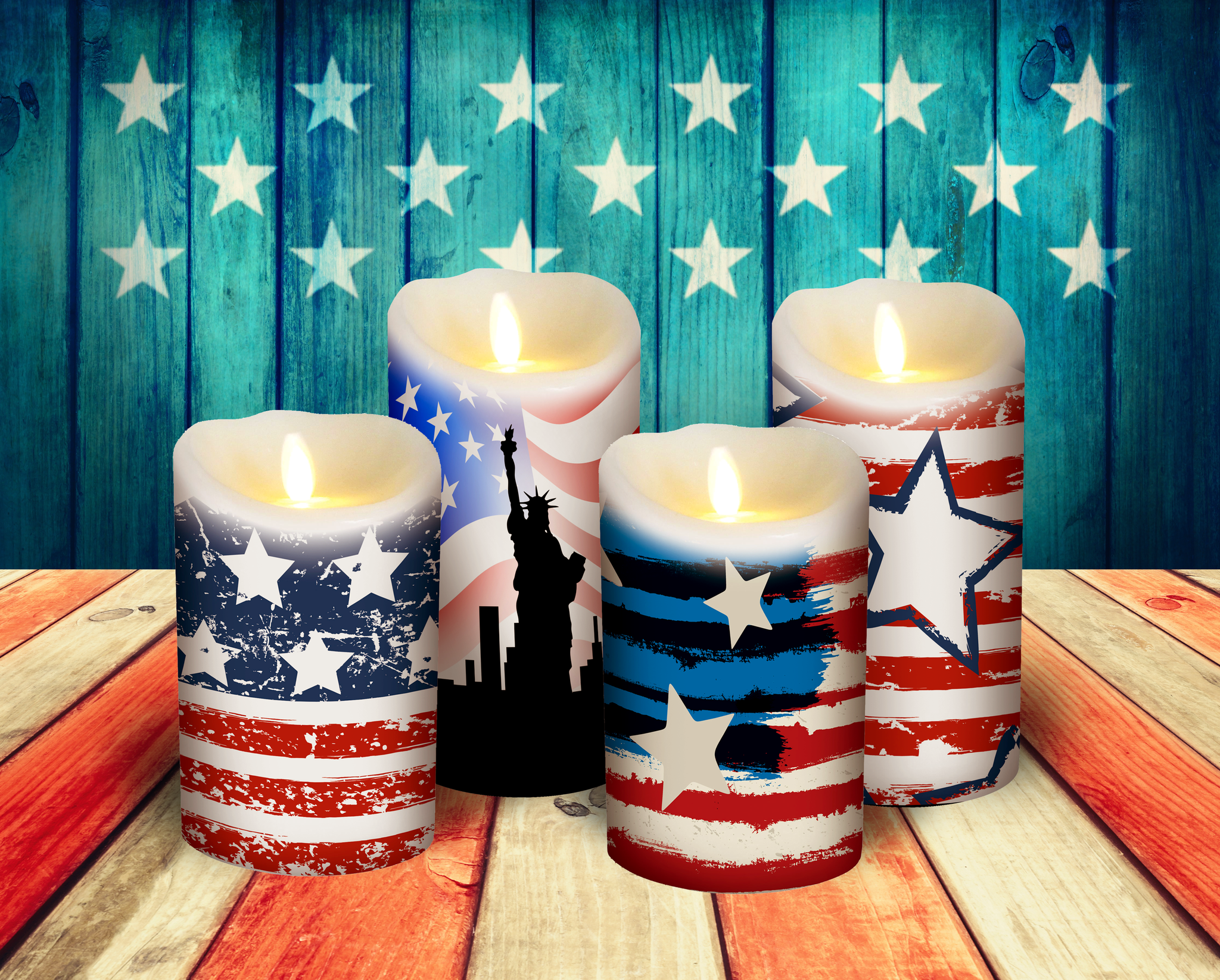 It's our Flameless Decor launch party! Just in time for the 4th!